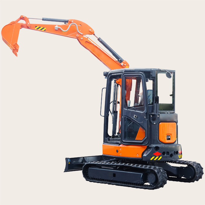 The image of an excavator