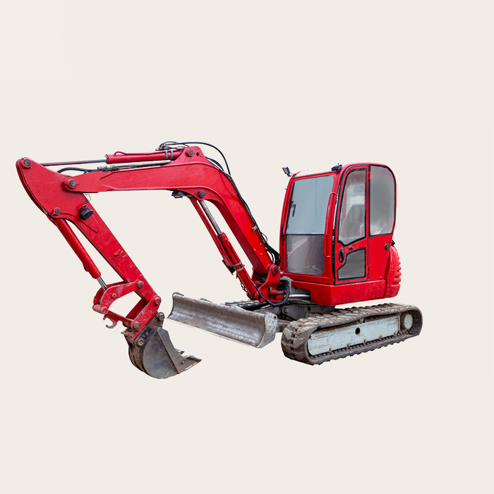 Micro digger red